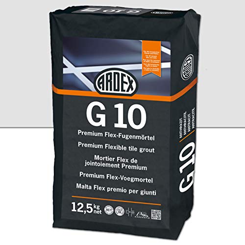 ARDEX G10 Premium Flex-Fugenmörtel Silbergrau 12,5kg Sack von Ardex