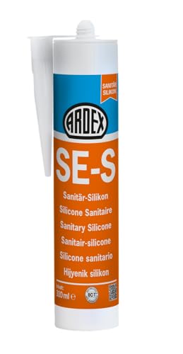 ARDEX SE-S Sanitär-Silicon zum elastischen Schließen von Fugen im Sanitär- und Wohnbereich grau 310ml von Ardex