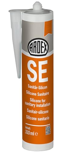 ARDEX SE Sanitär Silikon 310ml SANDGRAU Kartusche Dichtstoff Fliesen Silicon Bad von Ardex