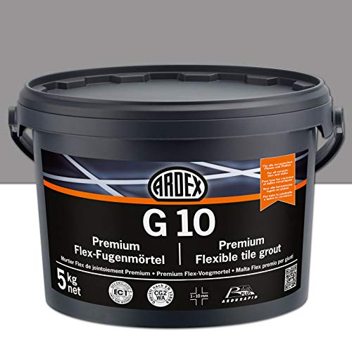 Ardex G10 Premiumfuge Fugenmörtel Flexmörtel 5kg (grau) von Ardex