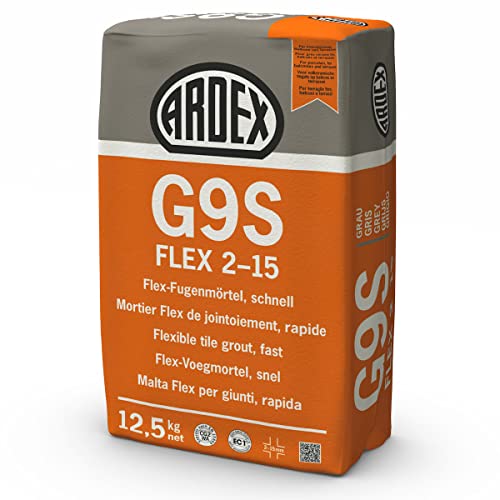 Ardex G9S Flex 2-15 Flexibler Fugenmörtel schnell 12,5kg Grau von Ardex