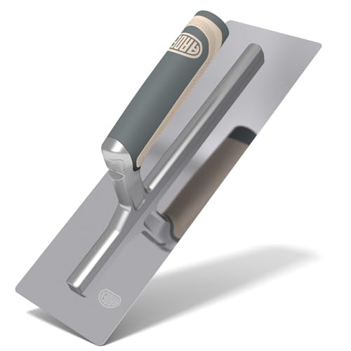 Ardex Glättekelle Wand - Profi Edelstahl Glättscheibe - Ergonomisch Griff - Made in Germany 350 x 110 mm/Putzkelle Wandglättekelle mit extra dünnem Blatt Ardex Glättekelle Wand - Profi Edelstahl Glättscheibe - Ergonomisch Griff - Made in Germany 350 x 110 mm/Putzkelle Wandglättekelle mit extra dünnem Blatt von Ardex