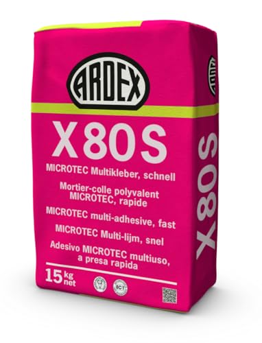 Ardex X 80 S MICROTEC Multikleber schnell 15 kg Fliesenkleber von Ardex