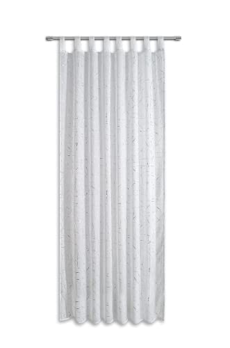 Ardison Gardinenschals, Polyester, Weiß, 255x140 von Ardison