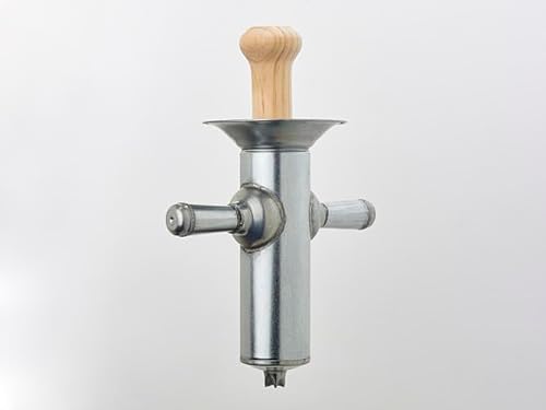 Churrera Verzinkter Stahl Churro Maker Spritze Stil 24 cm Geschlossener Faustgriff Traditionelle Spanische Handarbeit Holzstößel Churrera Verzinkter Stahl Churro Maker Spritze Stil 24 cm Geschlossener Faustgriff Traditionelle Spanische Handarbeit Holzstößel von Ardosia