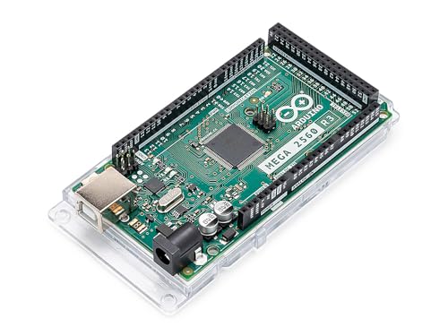 Arduino Mega 2560 REV3 [A000067] – Entwicklungsboard mit ATmega2560 Mikrocontroller, ideal für komplexe Projekte, Robotik, Automatisierung und Anwendungen mit vielen I/Os. von Arduino