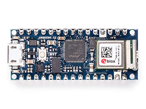 Arduino Nano 33 IoT with Headers [ABX00032] – Kompaktes Board mit integriertem WLAN und Bluetooth, ideal für IoT-Projekte, Automatisierung und vernetzte Anwendungen mit ARM Cortex-M0+ Mikrocontroller von Arduino