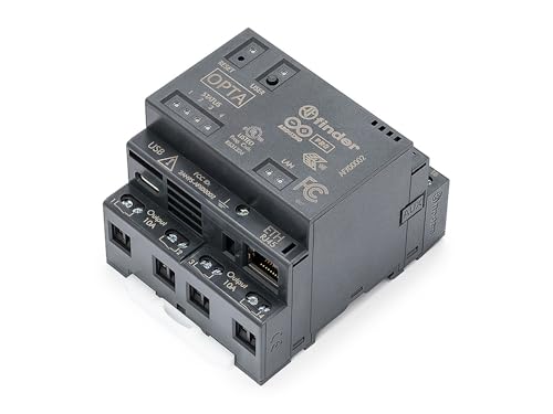 Arduino Opta WiFi [AFX00002] – Industrieller IoT-Controller mit Wi-Fi-Konnektivität, digitalen E/A, analogen Eingängen und Modbus-Unterstützung für Automatisierungs- und Steuerungssysteme von Arduino