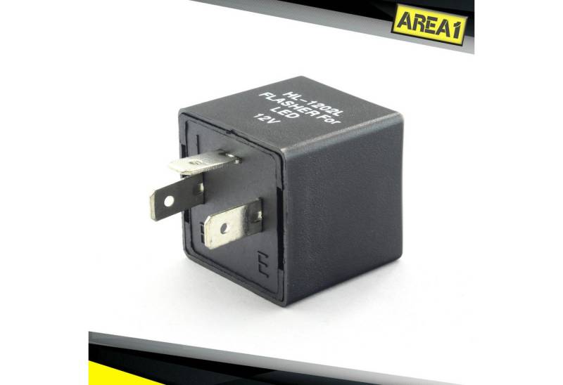 Area1 Blinker Motorrad Blinker Relais digital für LED Glüh- und Halogenbirnen von Area1