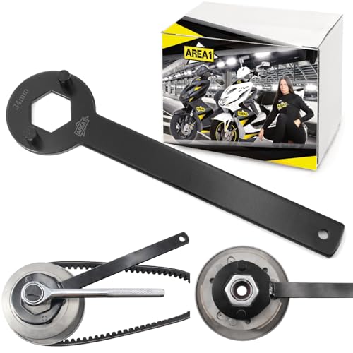 Area1 Kupplungs-Blockierwerkzeug mit Kupplungsschlüssel 34mm kompatibel mit TPH Zip NRG mc2 mc3 Power Liberty Runner SR 50 R Racing Sport Street Sportcity MY ET2 S Area1 Kupplungs-Blockierwerkzeug mit Kupplungsschlüssel 34mm kompatibel mit TPH Zip NRG mc2 mc3 Power Liberty Runner SR 50 R Racing Sport Street Sportcity MY ET2 S von Area1