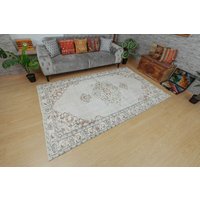 200x300 Wollteppich, Vintage Wohnzimmer Teppich, 150x230cm Wollteppich 2107312881 von AreaRugStore