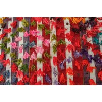 5X30 Gestickter Und Einzigartiger Kelim Teppich, 120 X 260 cm Flach Gewebter Antiker 2104262397 von AreaRugStore