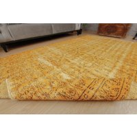 Gelb Orange Retro Teppich, Vintage 15'10 "x 9'1" 2301156024 von AreaRugStore