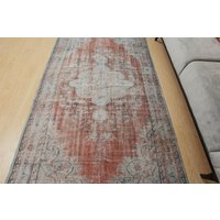 Handgeknüpfter Vintage Teppich , Für Wohnzimmer, 5'5" X 9'4" Küchenteppich 2111243391 von AreaRugStore