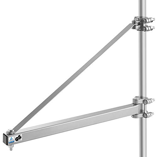 Arebos Schwenkarm bis zu 1000 kg Belastung, 180° Grad schwenkbar, Ausladungsbelastung bei 750 mm | Wandmontage | Schwenkarm seilwinde | Robust und Strapazierfähig | TÜV-Siegel Arebos Schwenkarm bis zu 1000 kg Belastung, 180° Grad schwenkbar, Ausladungsbelastung bei 750 mm | Wandmontage | Schwenkarm seilwinde | Robust und Strapazierfähig | TÜV-Siegel von Arebos