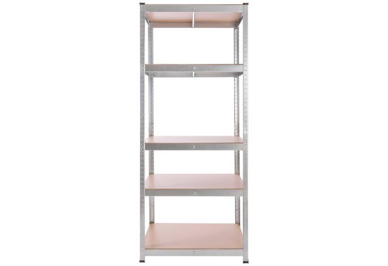 Arebos Schwerlastregal 180 x 75 x 45 cm 875 kg Traglast, Steckregal, Lagerregal, Flexibel einsetzbar: für Werkstatt, Garage, Keller oder Lager von Arebos
