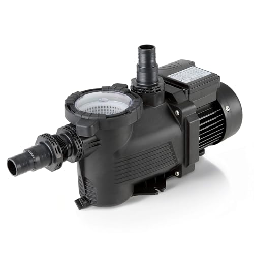 Arebos Schwimmbadpumpe 350W | Filterpumpe mit Vorfilter & 9500 l/h | Poolpumpe für Sandfilteranlage & Filtersystem | leistungsstark & energieeffizient | für Pool Garten & Swimmingpool Arebos Schwimmbadpumpe 350W | Filterpumpe mit Vorfilter & 9500 l/h | Poolpumpe für Sandfilteranlage & Filtersystem | leistungsstark & energieeffizient | für Pool Garten & Swimmingpool von Arebos