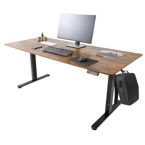 Arebos elektrisch höhenverstellbarer Schreibtisch 160x80 cm | Memory-Funktion | Verstellbarer Computertisch 72-118 cm | Standing Desk | ergonomischer Bürotisch | Steh-Sitz Tisch | Braun Arebos elektrisch höhenverstellbarer Schreibtisch 160x80 cm | Memory-Funktion | Verstellbarer Computertisch 72-118 cm | Standing Desk | ergonomischer Bürotisch | Steh-Sitz Tisch | Braun von Arebos