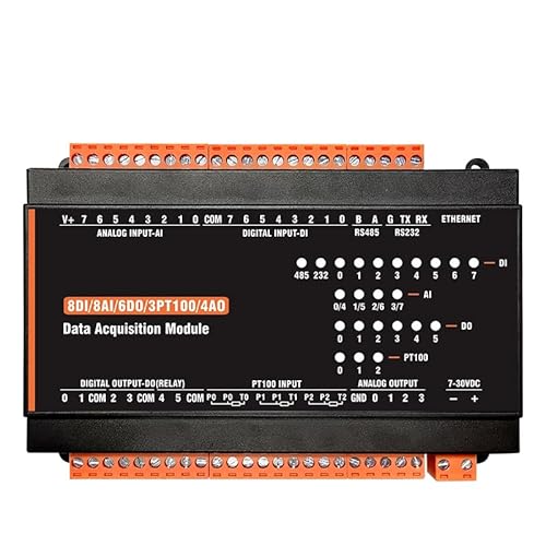 MB318F(II)-SE 8DI + 8AI + 6DO + 3PT100 + 4AO RS485 RS232 Modbus Rtu Steuerung von ArecaIoT