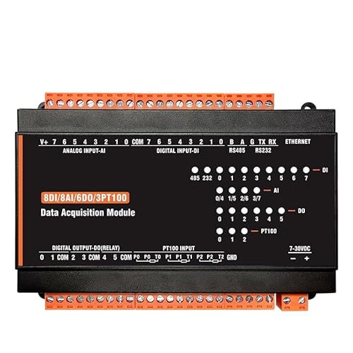 MB318S(II)-SE 8DI + 8AI + 6DO + 3PT100 RS485 RS232 Modbus RTU-Controller von ArecaIoT