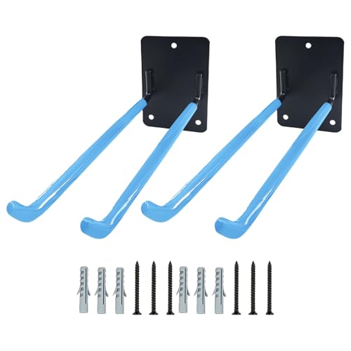 Arecobticy 2 Sets Wandmontierte Garagen-Werkzeug-Kleiderbügel, strapazierfähig, 25,4 cm, beschichtetes Eisen, Organizer, Haken für Kinderwagen, Leitern, Reifen, robuste Garagenhaken Arecobticy 2 Sets Wandmontierte Garagen-Werkzeug-Kleiderbügel, strapazierfähig, 25,4 cm, beschichtetes Eisen, Organizer, Haken für Kinderwagen, Leitern, Reifen, robuste Garagenhaken von Arecobticy