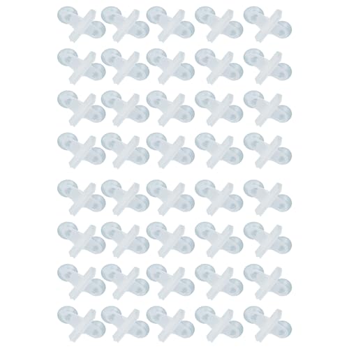 Arecobticy 40 Stück PVC-Trennwand-Clips für Aquarien, Befestigungsclip mit starken Saugnäpfen in weiß oder schwarz Arecobticy 40 Stück PVC-Trennwand-Clips für Aquarien, Befestigungsclip mit starken Saugnäpfen in weiß oder schwarz von Arecobticy