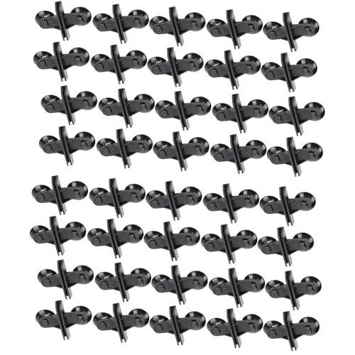 Arecobticy 40 Stück PVC-Trennwand-Clips für Aquarien, Befestigungsclip mit starken Saugnäpfen in weiß oder schwarz Arecobticy 40 Stück PVC-Trennwand-Clips für Aquarien, Befestigungsclip mit starken Saugnäpfen in weiß oder schwarz von Arecobticy