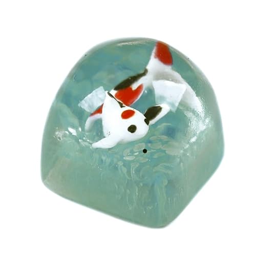 Arecobticy Keycaps, Keycap Game Cartoon Keycaps Transparent for MX - Mechanical Keyboard Personality ESC - 3D Three-dimensional Fish Arecobticy Keycaps, Keycap Game Cartoon Keycaps Transparent for MX - Mechanical Keyboard Personality ESC - 3D Three-dimensional Fish von Arecobticy
