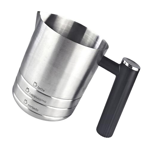 Arecobticy Milchschaum-Schäumer aus Edelstahl, Schneebesen-Aufsatz, geeignet für Latte Cappuccino Schaum, abnehmbar, einfache Reinigung, abnehmbare Aufschäumer-Komponente Arecobticy Milchschaum-Schäumer aus Edelstahl, Schneebesen-Aufsatz, geeignet für Latte Cappuccino Schaum, abnehmbar, einfache Reinigung, abnehmbare Aufschäumer-Komponente von Arecobticy