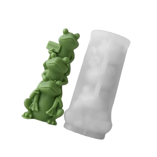 Cartoon-Tierformen, Gießformen, Silikon, Ornament, Gips, Frösche, Epoxidharz-Formen von Arecobticy