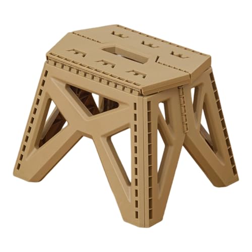 Dicker Klapphocker für Outdoor, Angeln, Camping, Mehrzweck-Tritthocker mit rutschfester Unterseite, tragbare Hocker für Erwachsene von Arecobticy