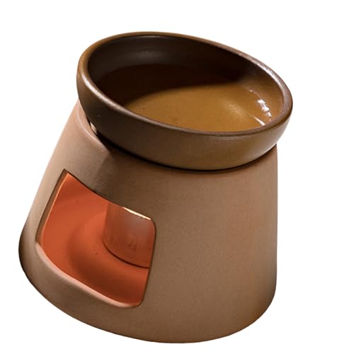 Keramik-Tee-Wärmer Teekanne Heizung Mehrzweck-Aromatherapie-Funktion Diffusor Herd Ständer für Zuhause Büro Verwendung Hohe Temperaturen Beständig Keramik Diffusor von Arecobticy