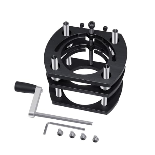 Präzise Oberfräse, Hebebühne mit 4 Backen, bis zu 51 mm Höhenverstellung, Haltbarkeit, Aluminium für Holzbearbeitung, Werkzeug, Oberfräse, Hebebasis für Holzbearbeitung von Arecobticy