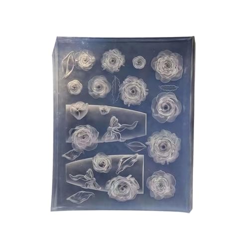 Professionelle Nagelkunst-Formen, zarte Form, kleines Zubehör, Form, Nägel, dekorative Formen für Salon, Maniküre, Dekorationen, Silikon-Schleife, Nagelform von Arecobticy