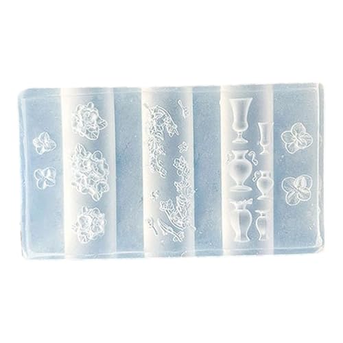 Silikon-Nägel-Formen für Nägel, Modellierformen, zarte Dekorationen, Silikon-Werkzeuge, Schnitzen, Nagelzubehör, Form von Arecobticy