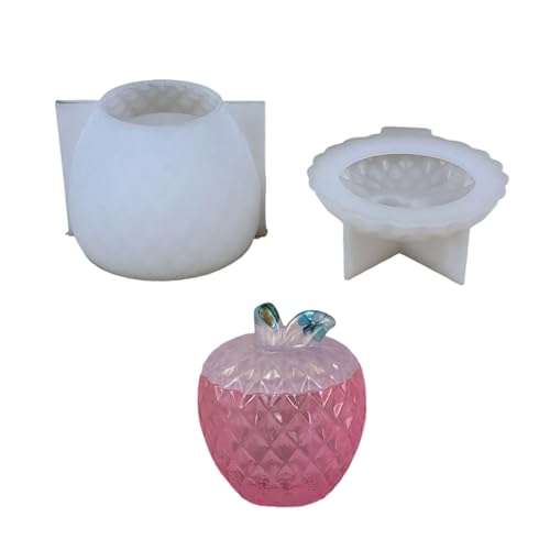 Silikonform mit kreativem Obst-Design für handgefertigte Aufbewahrungsgläser aus Kunstharz, Bastelgeschenke und Organizer, Projekte, Obstform, Silikonform Silikonform mit kreativem Obst-Design für handgefertigte Aufbewahrungsgläser aus Kunstharz, Bastelgeschenke und Organizer, Projekte, Obstform, Silikonform von Arecobticy