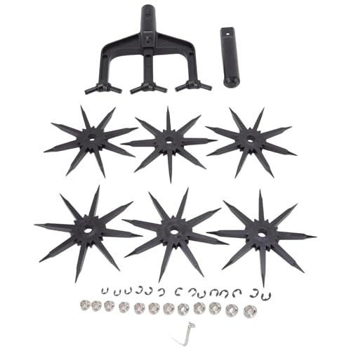 Stabiler Garten-Boden-Vertikutierer und Drehgrubber mit ergonomischem Design, Rasenlösewerkzeug für Hausgärten und Rasenflächen, Hausgartengeräte Stabiler Garten-Boden-Vertikutierer und Drehgrubber mit ergonomischem Design, Rasenlösewerkzeug für Hausgärten und Rasenflächen, Hausgartengeräte von Arecobticy