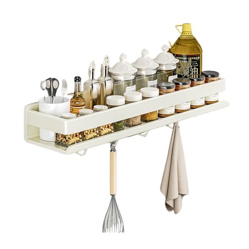 Verstellbarer, wandmontierter Organizer, platzsparende Aufbewahrungslösung, tragbar, für Küchenzubehör, Badezimmerzubehör, einfache Installation, Wandregal Verstellbarer, wandmontierter Organizer, platzsparende Aufbewahrungslösung, tragbar, für Küchenzubehör, Badezimmerzubehör, einfache Installation, Wandregal von Arecobticy