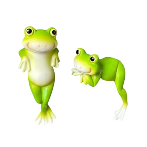 Wetterbeständige Tierfiguren, Frösche, Topfaufhänger, Kunstharz, Gartendekorationen für Balkon, Fensterbank, Pflanzgefäß, Frösche, Topfdekorationen Wetterbeständige Tierfiguren, Frösche, Topfaufhänger, Kunstharz, Gartendekorationen für Balkon, Fensterbank, Pflanzgefäß, Frösche, Topfdekorationen von Arecobticy