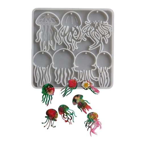 Wiederverwendbare Quallenförmige Schmuck-Anhängerform mit leicht zu lösendem Design für Anfänger und professionelle Designer, kreative Bastelliebhaber von Arecobticy