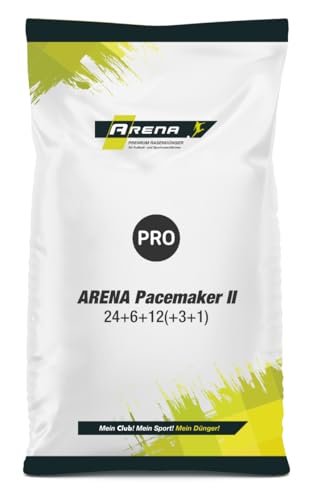 ARENA Rasen Langzeitdünger Pacemaker II 8kg I ideal für Frühjahr und Sommer I 4 Monaten Langzeitwirkung I 24+6+12(+3+1) von Arena