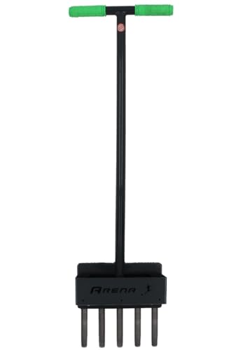 Arena Aerifizierer mit Auffangbehälter – Profi Aerifiziergabel inkl. 5 Röhrenspoons – für Rasenbelüftung & Bodenlockerung – Made in Germany – robust & erweiterbar von Arena
