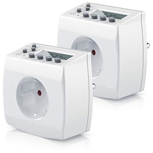 2X Digitale Zeitschaltuhr - Weekly Digital Timer - minutengenau - LCD-Display - 3680W - 8 konfigurierbare Schaltprogramme Wochen- Tages- Minutenprogramm - deutsche Bedieungsanleitung 2X Digitale Zeitschaltuhr - Weekly Digital Timer - minutengenau - LCD-Display - 3680W - 8 konfigurierbare Schaltprogramme Wochen- Tages- Minutenprogramm - deutsche Bedieungsanleitung von Arendo