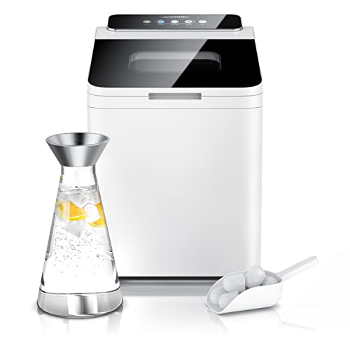 Arendo - Eiswürfelmaschine Edelstahl – Eiswürfelbehälter 1,4 Liter - 2 Eiswürfelgrößen S und L - mit Sichtfenster – Status LEDs - inkl. Eiswürfelschaufel Arendo - Eiswürfelmaschine Edelstahl – Eiswürfelbehälter 1,4 Liter - 2 Eiswürfelgrößen S und L - mit Sichtfenster – Status LEDs - inkl. Eiswürfelschaufel von Arendo