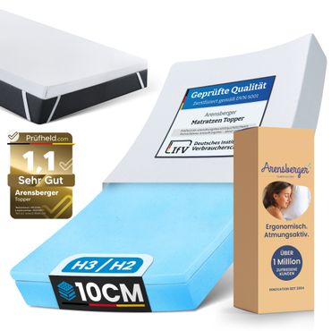Arensberger Topper Luxury, 10cm HÃ¶he von Arensberger