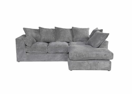 Meble Ares Stilvolles Ecksofa DIVERS (Rechts, Grau) von Ares Meble