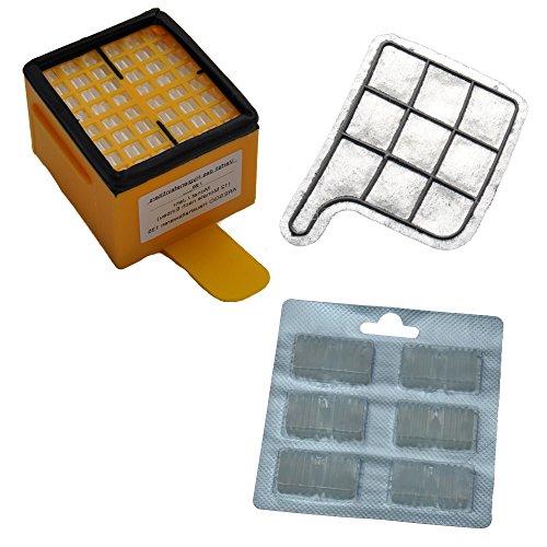 FSProdukte Filterset kompatibel mit Vorwerk 135, 136 beinhaltet 1 Hepa Mikro Hygienefeinfilter, 1 Motorschutzfilter, 6 Duftpatronen FSProdukte Filterset kompatibel mit Vorwerk 135, 136 beinhaltet 1 Hepa Mikro Hygienefeinfilter, 1 Motorschutzfilter, 6 Duftpatronen von FSProdukte