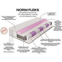 AH26 NORM Fleks Boxspring-Matratze mit abnehmbarem Komfortschaum-Topper AH26 NORM Fleks Boxspring-Matratze mit abnehmbarem Komfortschaum-Topper von Arga Home