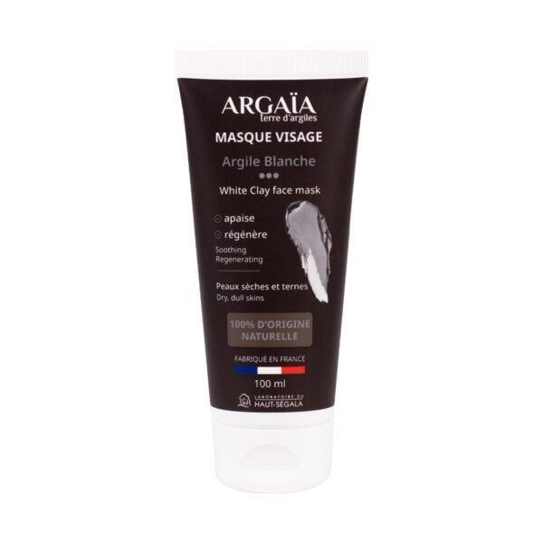 Argaia Gesichtsmaske weiße Tonerde (Tiefenreinigung) gebrauchsfertig von Argaia
