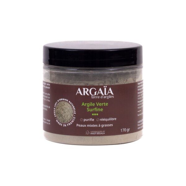 Argaia Grüne Tonerde - Superfein 170g von Argaia